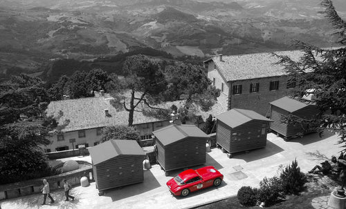 Red Car at Mille Miglia